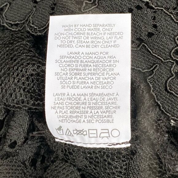 CABI Black Tempest Lace Blouse Long Sleeve Top. Size Small. EUC! - Picture 9 of 11